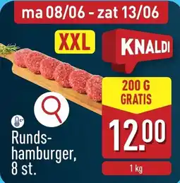ALDI Rundshamburger aanbieding