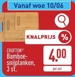 ALDI Crofton bamboe snijplanken aanbieding