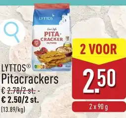 ALDI Lyttos pitacrackers aanbieding