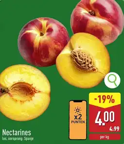 ALDI Nectarines aanbieding