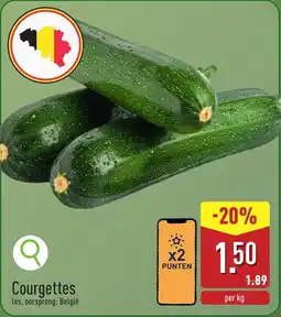 ALDI Courgettes aanbieding