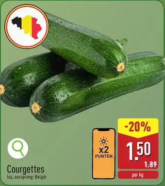 ALDI Courgettes aanbieding