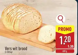 ALDI Vers wit brood aanbieding