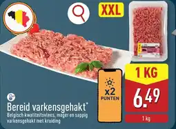 ALDI Bereid varkensgehakt aanbieding