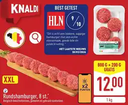 ALDI Rundshamburger aanbieding