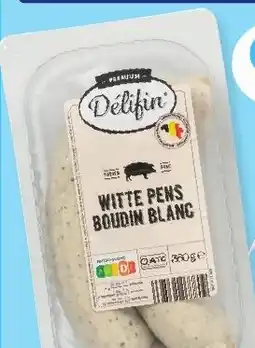 ALDI Délifin witte pens boudin blanc aanbieding