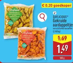 ALDI Daylicious gekruide aardappeltjes aanbieding