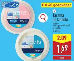 ALDI Tarama of tzatziki aanbieding