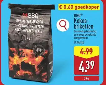 ALDI BBQ Kokosbriketten aanbieding