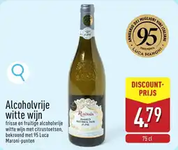 ALDI Alcoholvrije witte wijn aanbieding