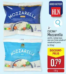 ALDI Cucina mozzarella aanbieding