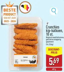 ALDI Crunchies kip-kalkoen aanbieding