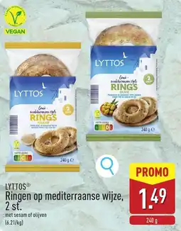 ALDI Lyttos ringen op mediterraanse wijze aanbieding