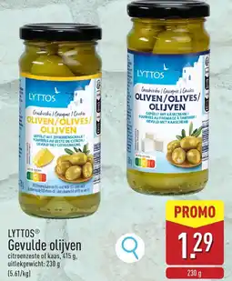 ALDI Lyttos Gevulde olijven aanbieding