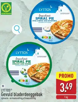 ALDI Lyttos Gevuld Bladerdeeggebak aanbieding