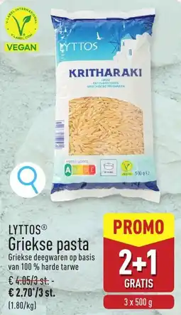 ALDI Lyttos Griekse pasta aanbieding