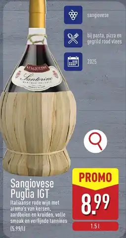 ALDI Sangiovese Puglia IGT aanbieding