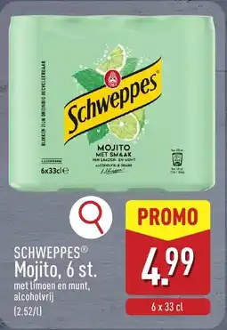 ALDI Schweppes mojito aanbieding