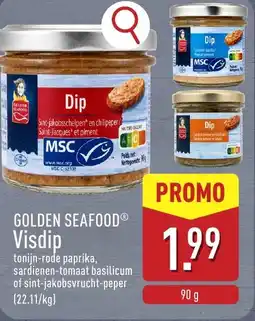 ALDI Golden seafood visdip aanbieding