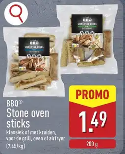 ALDI BBQ Stone oven sticks aanbieding