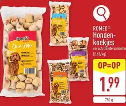 ALDI Romeo honden koekjes aanbieding