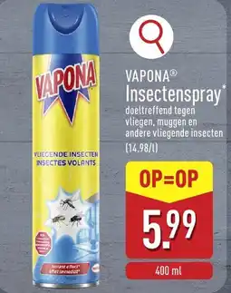 ALDI Vapona insectenspray aanbieding