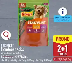 ALDI Friskies Hondensnacks aanbieding
