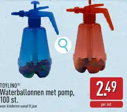 ALDI Toylino waterballonnen met pomp, aanbieding