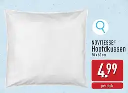 ALDI Novitesse hoofdkussen aanbieding