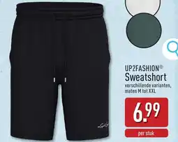 ALDI Up2fashion sweatshort aanbieding