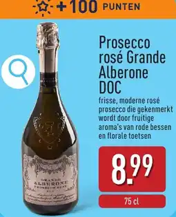 ALDI Prosecco rosé Grande Alberone DOC aanbieding