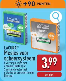 ALDI Lacura mesjes voor schéersysteem aanbieding