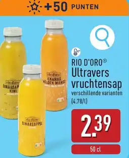 ALDI Rio d'oro ultravers vruchtensap aanbieding