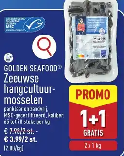 ALDI Golden seafood zeeuwse hangcultuurmosselen aanbieding