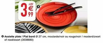 Cora Assiette plate - plat bord aanbieding