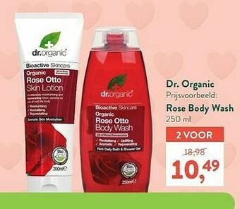 Holland & Barrett Rose body wash aanbieding
