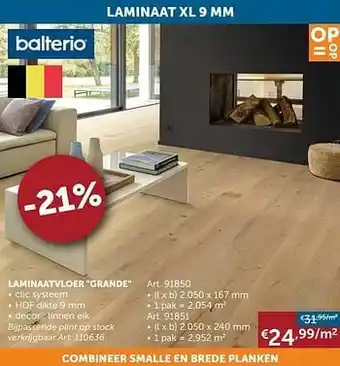 Zelfbouwmarkt Laminaatvloer grande aanbieding