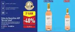 ALDI Côtes du Roussillon AOP 'Brin de Soleil' aanbieding