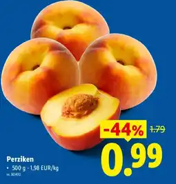 Lidl Perziken aanbieding