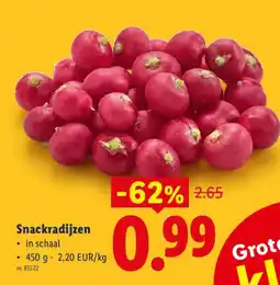 Lidl Snackradijzen aanbieding