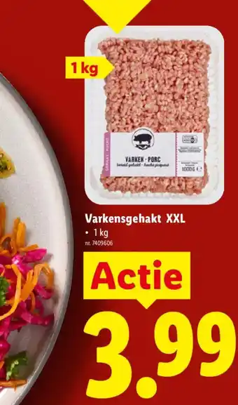 Lidl Varkensgehakt XXL aanbieding