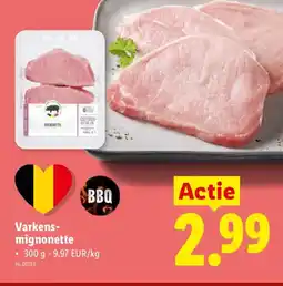 Lidl Varkensmignonette aanbieding