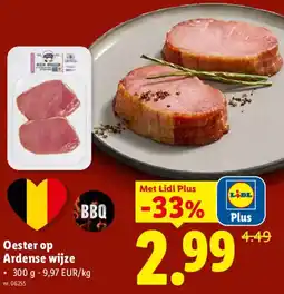 Lidl Oester op Ardense wijze aanbieding