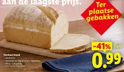 Lidl Vierkant brood aanbieding