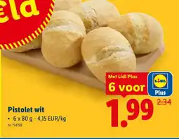 Lidl Pistolet wit aanbieding