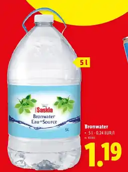 Lidl Bronwater aanbieding