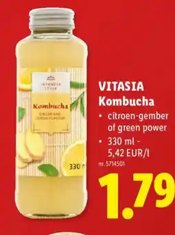 Lidl VITASIA Kombucha aanbieding