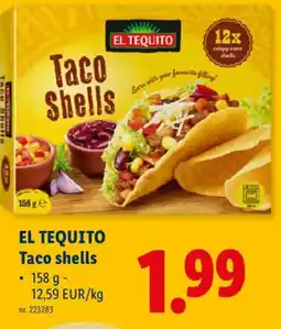 Lidl El tequito taco shells aanbieding