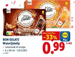 Lidl Bon gelati waterijslolly aanbieding