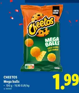 Lidl Cheetos mega balls aanbieding